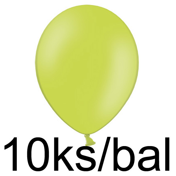 Balonek pastelový -  Ø30cm - světle zelená (10 ks/bal)
