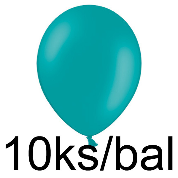Balonek pastelový -  Ø30cm - tyrkys (10 ks/bal)