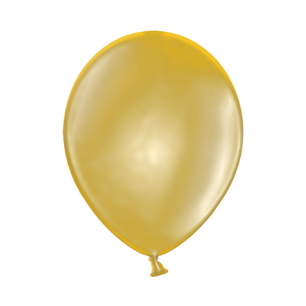 Balonek METALIK -  Ø25 cm - zlatá (100 ks/bal)