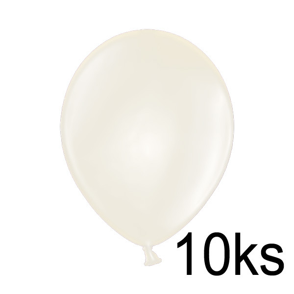 Balonek METALIK -  Ø25 cm - perlová (10 ks/bal)
