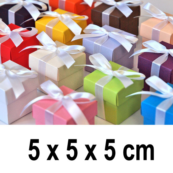 Dárkové krabičky CUBE - 5x5x5 cm (10 ks/bal)