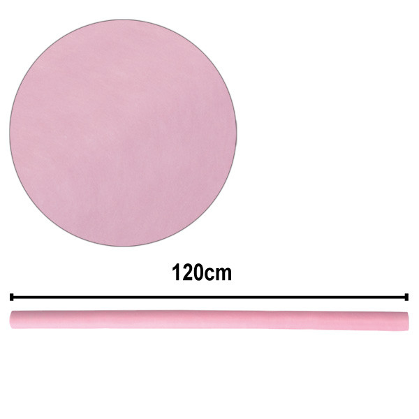 Vlizelin dekorační na stoly, ubrus - 120cm - růžová (10 m/rol)
