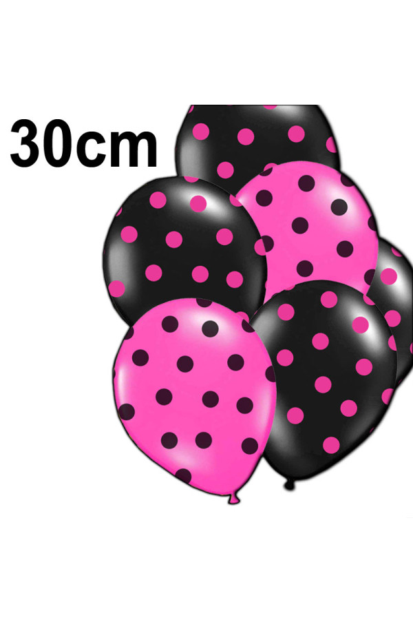 Balonky s puntíky - Ø 30 cm  ( 50 ks/bal )