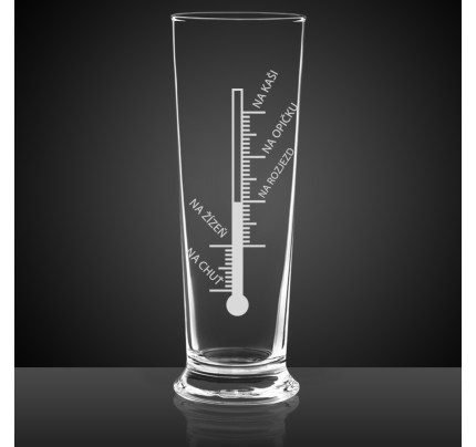 Dárek pro pivaře - půllitr - sklenice - alkoholová měrka (1 ks)